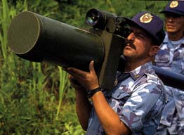 Misil Blowpipe port�til ecuatoriano