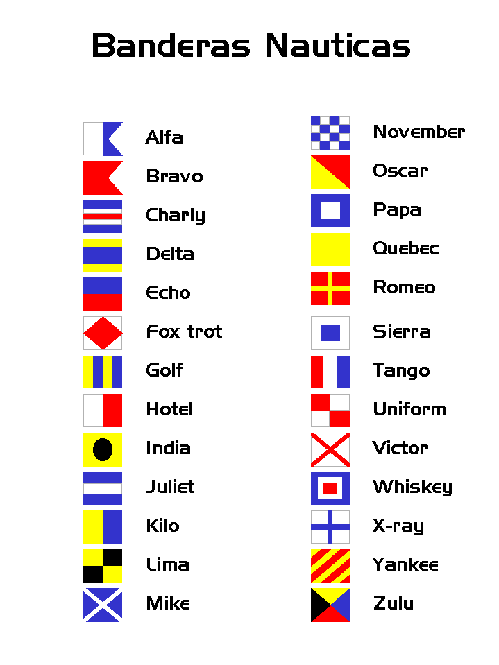 Banderas Nauticas
