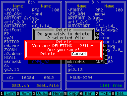 G.Shell: delete