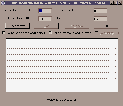 CDSpeed32 window