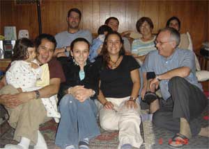 Friends in Cesi's house