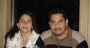 My friends Rocio and Paco