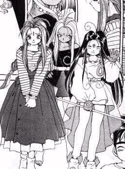 Belldandy, Urd y Sculd