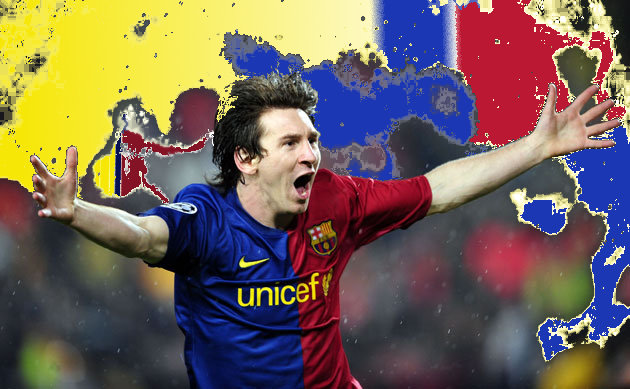 Foto Retocada de Leo Messi