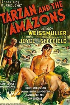 poster Tarzan and the Amazons