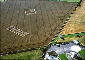 Crops circles nos arredores de Chilbolton/Inglaterra
