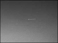 Objeto fotografado pelo rob� da Nasa Spirit-I em Marte, mar�o/2004