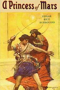Capa de A Princess of Mars, de Edgar Rice Burroughs (1917).