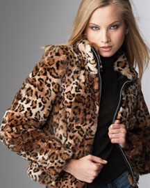 Ocelot-Print Jacket