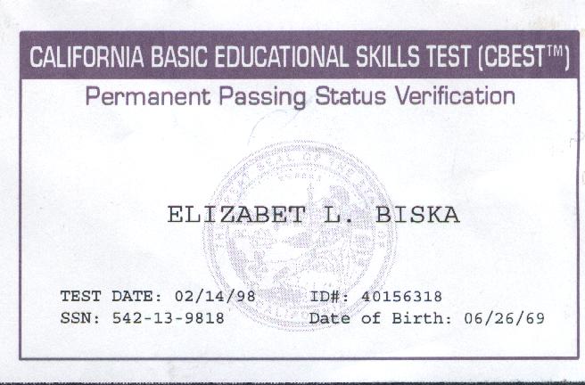 CBEST Results