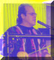 Vince drumming music in the Common Laugh Pro studios!