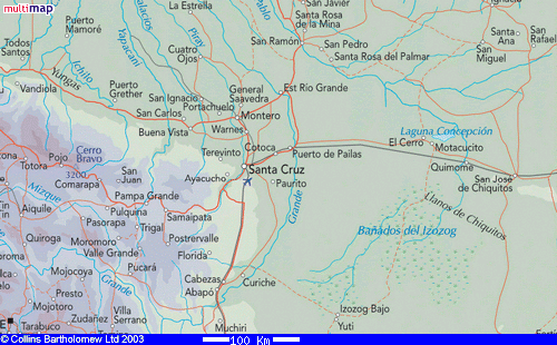 Mapa de Cotoca - 01