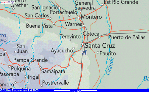 Mapa de Cotoca - 02