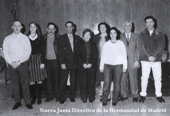 Nueva Junta Directiva de la Hermendad de Madrid