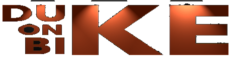 DUKE ON BIKE LOGO
