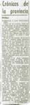 Cronica de la provincia - Diario de Burgos. Sobre la fiesta de inauguraci&oacute;n del reloj de Virtus - a&ntilde;o 1954. Foto enviada por Gaspar Pe&ntilde;a
