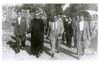 Inauguraci&oacute;n del  reloj - a&ntilde;o 1954. Foto enviada por Gaspar Pe&ntilde;a