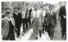Inauguraci&oacute;n del  reloj - a&ntilde;o 1954. Foto enviada por Gaspar Pe&ntilde;a
