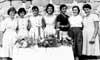 Entrega de trofeos de la carrera ciclista, a�o 57/58 - Virtus. Foto enviada por Engracia Pe�a