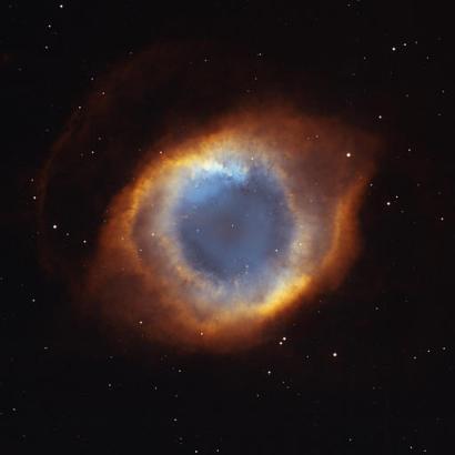 Nebulosa Helix fica a 650 anos luz da Terra. � uma das mais pr�ximas do planeta