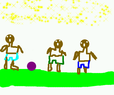 Juliene, futebol!