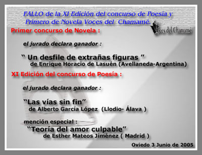 Fallo de la XI Edición del concurso de Poesía Y Primero de Novela Voces del Chamamé