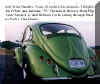 1971 Super Beetle - 2.2 liter Stroker Engine, w/ Dual Dellorto Carbs, Dual Glass Packs, California Car, One Owner, Shaved: Trim, Handles, Vents, Stock Lights, Frenched: Taillights, Turn Signals, Licence Plate & Antenna, "W" Decklid and Reversed Flip Hood, Smoothed Dash, w/frenched Speedo.