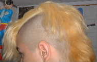 my hair .... down