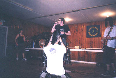  A picture of me taking a picture at a show