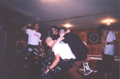 pogoing during a ska set .... nothin left do to an nj shows anyhow
