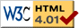 Click here to see if this page conforms to standard html v4.01 transitional.