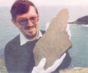 Professor Chris Morris and the Artognou Stone