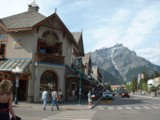 Vue de la rue Principale de Banff