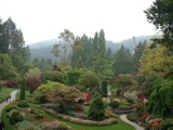 Une partie des Butchart Gardens, au nord de Victoria