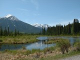 Un des trois lac Vermillon, pr�s de Banff