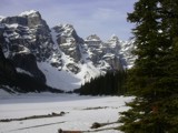 Le lac Morane, gel�
