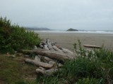 Vue de l'oc�an Pacifique, au d�cevant Parc Pacific Rim, pour qui n'est pas � pied et en tente