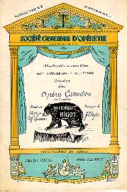 Programme, Montr�al 1929