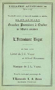 Programme, Qu�bec 1929