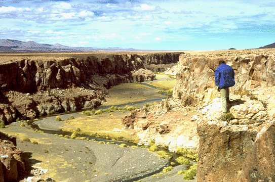 Rio Loa, norte do Chile