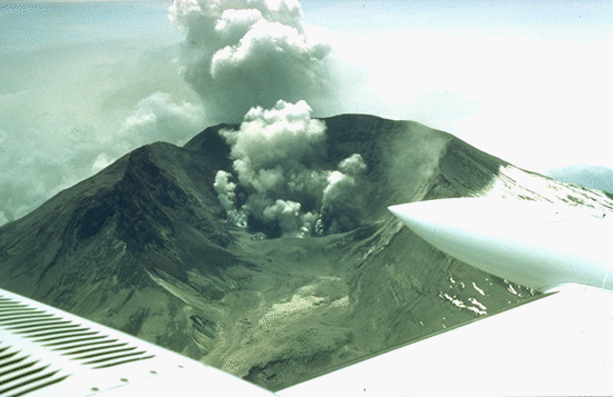 Monte St. Helens, Estados Unidos ,  Junho de 1980