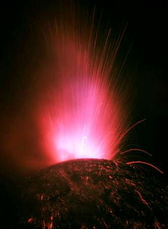 Vulc�o Etna - 28 de Julho de 2001 - Sic�lia