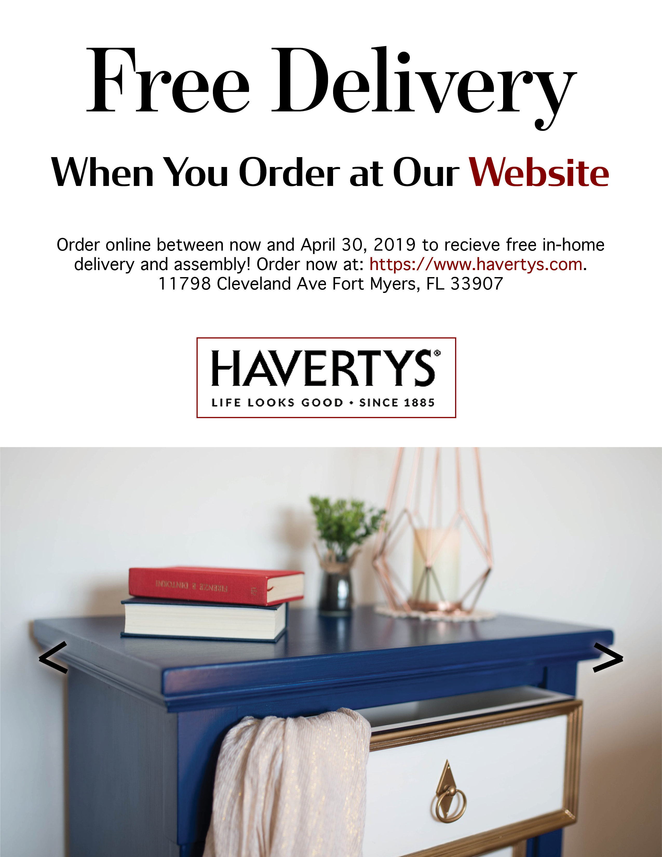 furniture advertisment