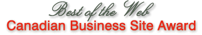 Best of the Web, Canadian Business Award