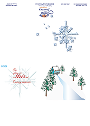 inside of christmas card