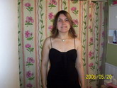 Catherine getting ready for our wedding
