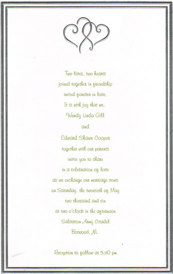 Wedding Invitation