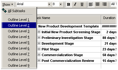 Ejemplo de herramienta para planificaci�n y seguimiento de 
  proyectos inform�ticos. Microsoft Project