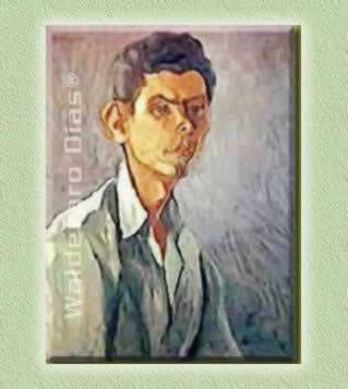 Retrato de Waldetaro, pelo pintor Eug�nio Sigaud