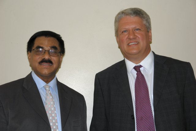 With Swatantra Nandanwar, a Basildon councillor